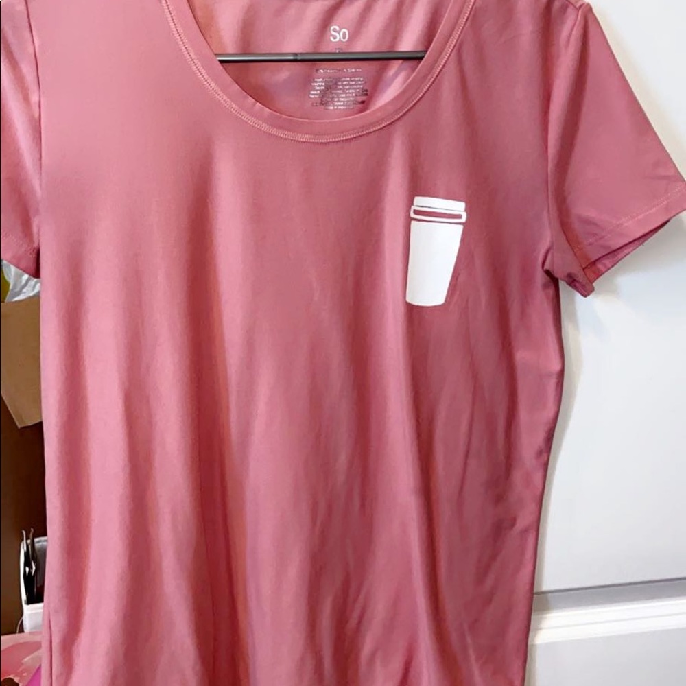 size small cute coffee night wear t shirt